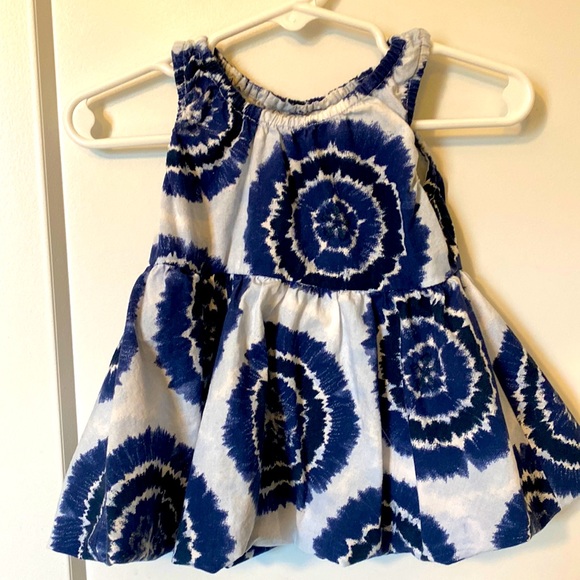 Tie dye baby dress with bloomers - Picture 2 of 4
